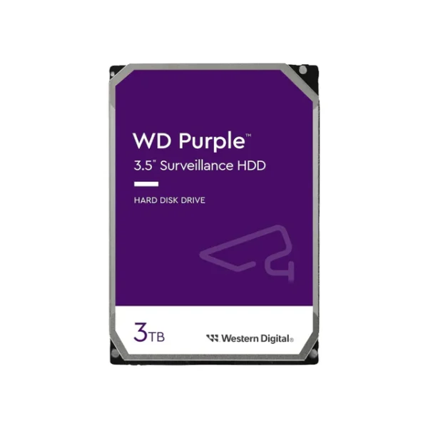 Western Digital WD Purple Surveillance Hard Drive 3TB SATA 5400 RPM CMR - WD33PURZ