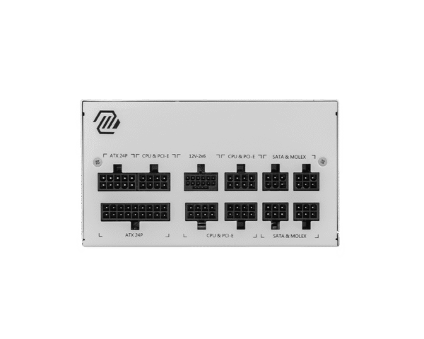 MSI MAG A850GL PCIE5 WHITE 850W 80 PLUS Gold Fully Modular Power Supply - MAG A850GL PCIE5 WHITE