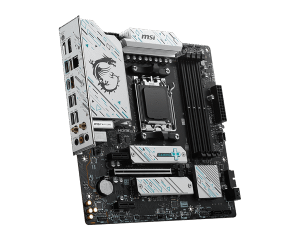 MSI B650M GAMING PLUS WIFI Micro ATX AM5 DDR5 PCIe 4.0 Wi-Fi 6E 2.5G LAN Motherboard