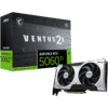MSI GeForce RTX 5060 Ti 8G VENTUS 2X OC PLUS Graphics Card with NVIDIA Blackwell, 8GB GDDR7, 4608 CUDA Cores, DLSS 4, Dual-Fan STORMFORCE Cooling
