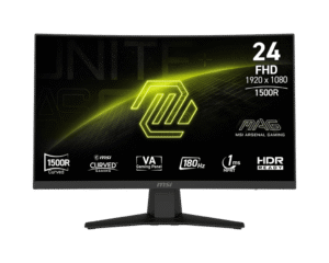 MSI MAG 244C 23.6" FHD 180Hz VA Curved Gaming Monitor - MAG 244C