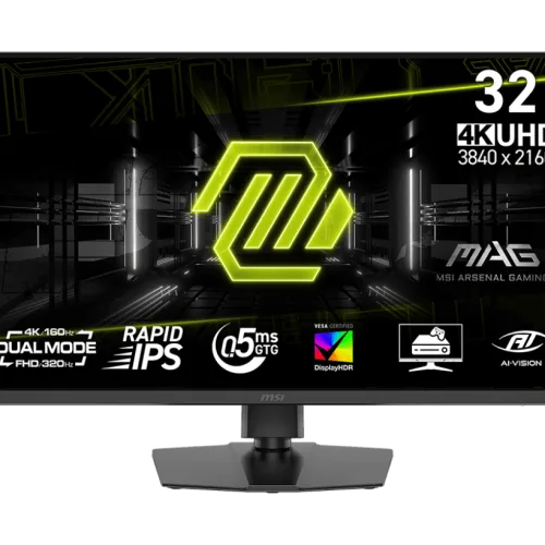 MSI MAG 322URDF E16 31.5" UHD 160Hz FHD 320Hz Rapid IPS Flat Gaming Monitor - MAG 322URDF E16