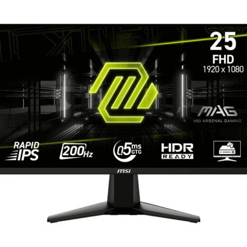 MSI MAG 255F E20 24.5" FHD 200Hz Rapid IPS Flat Gaming Monitor - MAG 255F E20