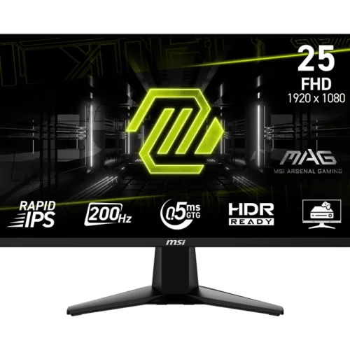 MSI MAG 255F E20 24.5" FHD 200Hz Rapid IPS Flat Gaming Monitor - MAG 255F E20