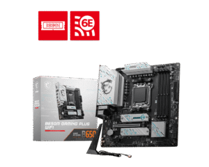 MSI B650M GAMING PLUS WIFI Micro ATX AM5 DDR5 PCIe 4.0 Wi-Fi 6E 2.5G LAN Motherboard
