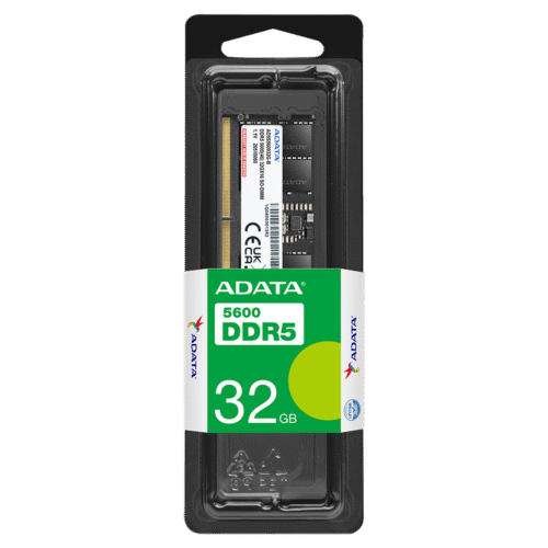 ADATA DDR5-5600 32GB U-DIMM Memory Module with On-Die ECC for AMD and Intel Platforms - AD-AD5U560032G-S