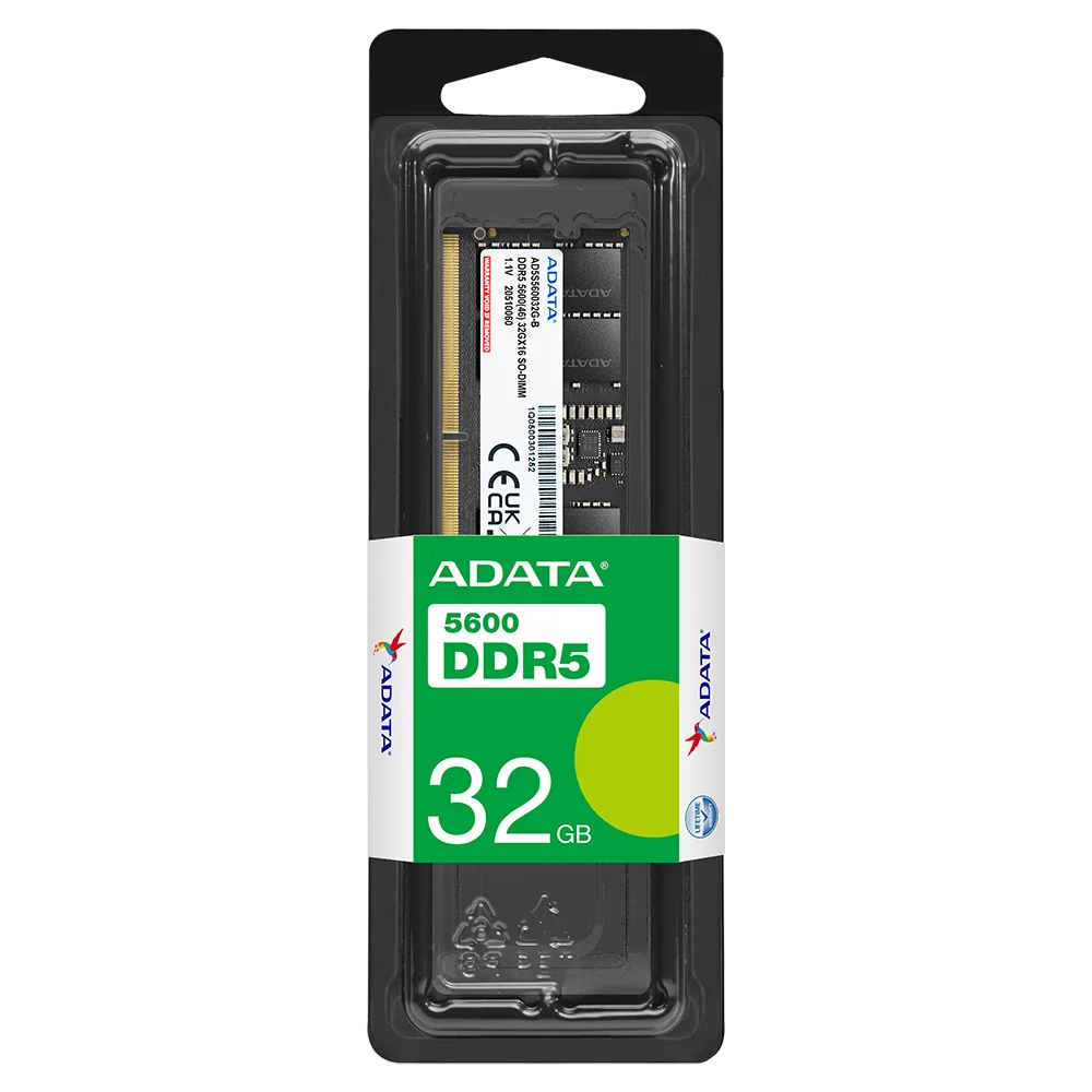SIX 32GB (2x16GB) DDR5 RAM Kit - 5600MHz Desktop Memory, Low Voltage 1.1V, On-Die ECC