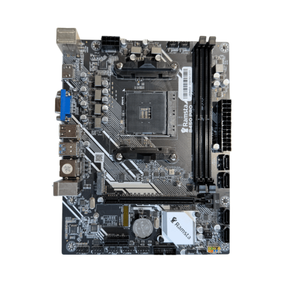 Ramsta B450 PRO mATX M.2 VGA HDMI DDR4 AM4 Motherboard