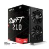 XFX Speedster SWFT 210 Radeon RX 7600 Core Edition 8GB GDDR6 Black PCIe 4.0 2655MHz Boost Dual Fan - RX-76PSWFTFY