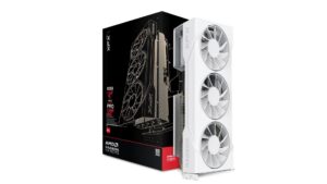 XFX Swift AMD Radeon RX 9070 OC White Triple 90mm Fan Gaming Edition 16GB GDDR6 PCIe 5.0 2700MHz Boost - RX-97SWFT3W7