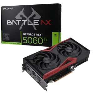 Colorful GeForce RTX 5060 Ti Battle AX DUO 16GB-V Graphics Card with NVIDIA Blackwell, 16GB GDDR7, 4608 CUDA Cores, DLSS 4, Dual-Fan Cooling - RTX5060TI-BATTLEAX-DUO-16GBV