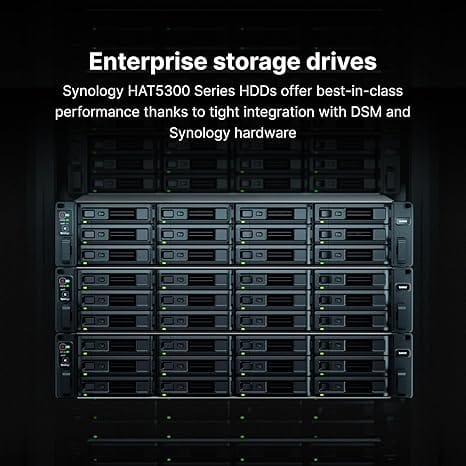 71Ef7i0DdaL._AC_SX466_ Synology Enterprise Series 3.5" SATA HDD 4TB to 20TB 7200 RPM NAS Drive - HAT5300-4T | HAT5310-8T | HAT5300-12T | HAT5300-16T | HAT5310-20T
