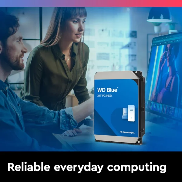 Western Digital WD Blue PC Desktop Hard Drive 6TB SATA 5400 RPM CMR - WD60EZAX
