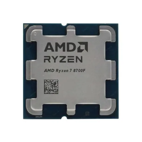 AMD Ryzen 7 8700F 8-Core 16-Thread (MPK / Tray Type) Desktop Processor with Cooler Zen 4 Architecture and DDR5-5200 Support - 100-100001590MP