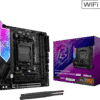ASRock Phantom Gaming B850I Lightning WiFi Mini-ITX Motherboard, AMD B850, AM5 Socket, DDR5 8200+(OC), PCIe 5.0, WiFi 6E, Killer 2.5G LAN, Realtek ALC1220 Audio - ASROCK B850I LIGHTING WIFI