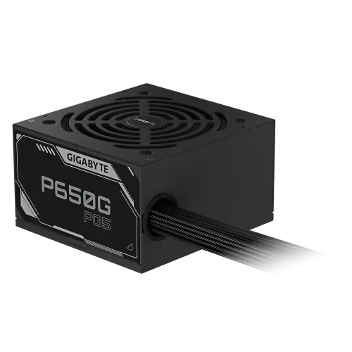 GIGABYTE P650G PCIE 5.1 650W 80 PLUS Gold ATX 3.1 Power Supply - GP-P650G-PG5
