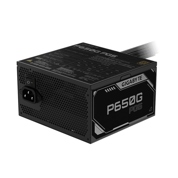 GIGABYTE P650G PCIE 5.1 650W 80 PLUS Gold ATX 3.1 Power Supply - GP-P650G-PG5