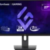 ViewSonic VX2758A-2K-PRO-4 27-Inch 2K QHD 180Hz Gaming Monitor with SuperClear IPS Panel 1ms MPRT FreeSync and G-Sync Compatible - VX2758A-2K-PRO-4
