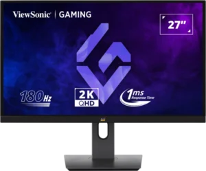 ViewSonic VX2758A-2K-PRO-4 27-Inch 2K QHD 180Hz Gaming Monitor with SuperClear IPS Panel 1ms MPRT FreeSync and G-Sync Compatible - VX2758A-2K-PRO-4