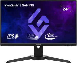 ViewSonic XG2409A 24-Inch Full HD 240Hz Gaming Monitor with SuperClear IPS Panel 1ms MPRT HDR10 FreeSync - XG2409A