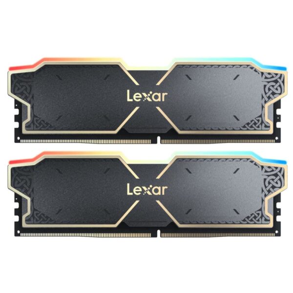 Lexar THOR RGB DDR5 Black | White Desktop Memory 32GB Kit (2 x 16GB) 6000MT/s CL38 1.35V with Intel XMP 3.0 and AMD EXPO