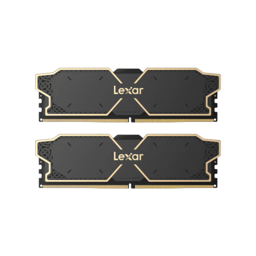 Lexar THOR OC DDR5 Black Desktop Memory 32GB (2x16GB) | 16GB (2x8GB) | 6000MT/s (6000Mhz), CL32 | CL38, Intel XMP 3.0, AMD EXPO, Aluminum Heatsink - LD5U08G60C38LG-RGD | LD5U16G60C38LG-RGD | LD5U16G60C32LG-RGD - 32GB (16GBx2) 6000Mhz CL38