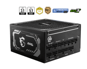 MSI MAG A1250GL PCIE5 1250W 80 PLUS Gold Fully Modular Power Supply - MAG A1250GL PCIE5