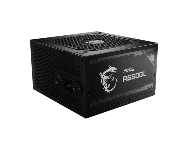 MSI MAG A650GL 650W 80 PLUS Gold Fully Modular Power Supply - MAG A650GL