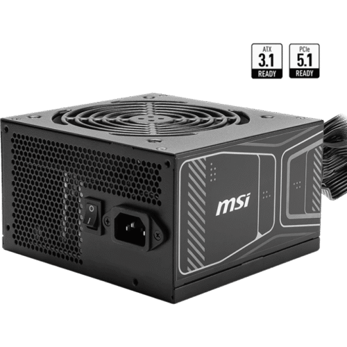 MSI MAG A750GN PCIE5 750W 80 PLUS Gold Non-Modular Power Supply - MAG A750GN PCIE5