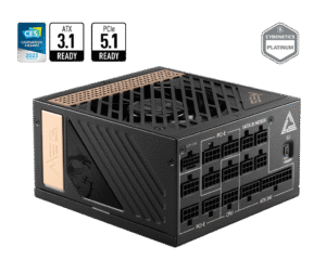 MSI MEG Ai1300P PCIE5 1300W 80 PLUS Platinum Fully Modular Power Supply - MEG Ai1300P PCIE5