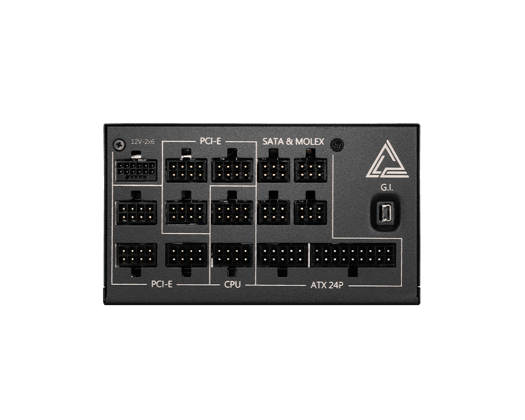 MSI MEG Ai1300P PCIE5 1300W 80 PLUS Platinum Fully Modular Power Supply - MEG Ai1300P PCIE5 3 MSI MEG Ai1300P PCIE5 1300W 80 PLUS Platinum Fully Modular Power Supply - MEG Ai1300P PCIE5 - Image 3