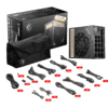 MSI MEG Ai1300P PCIE5 1300W 80 PLUS Platinum Fully Modular Power Supply - MEG Ai1300P PCIE5