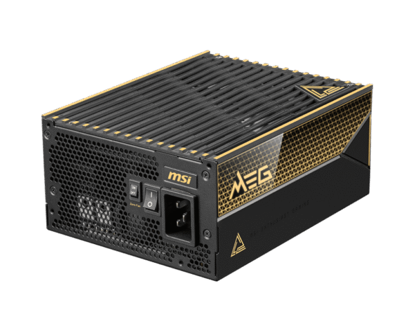 MSI MEG Ai1600T PCIE5 1600W 80 PLUS Titanium Fully Modular Power Supply - MEG Ai1600T PCIE5
