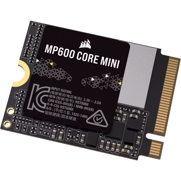 CORSAIR MP600 CORE MINI PCIe 4.0 (Gen4) x4 NVMe M.2 2230 SSD 1TB | 2TB - CSSD-F1000GBMP600CMN | CSSD-F2000GBMP600CMN