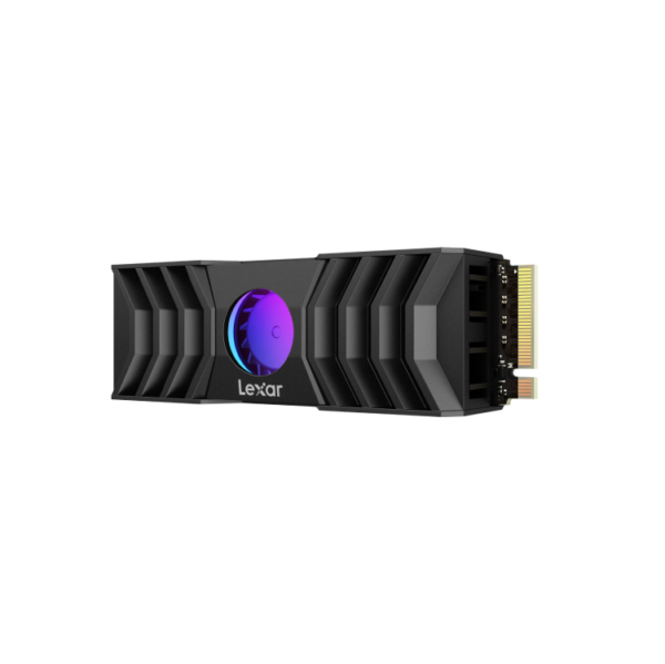 NM1090SSD_Photo2 Lexar Professional NM1090 PCIe 5.0 Gen5 NVMe M.2 2280 SSD 1TB | 2TB 12000MB/s Read 11000MB/s Write with RGB Heatsink