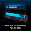 NM710_SSD_Photo5 Lexar NM710 NVMe PCIe 4.0 SSD M.2 2280 500GB 1TB 2TB Gen4 Up to 5000MB/s Read 4500MB/s Write 3D TLC NAND
