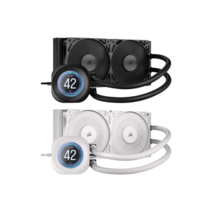 CORSAIR NAUTILUS 240 RS LCD Liquid CPU Cooler 240mm AIO with 2.1" IPS Display - CW-9061031-WW (Black) | CW-9061032-WW (White)