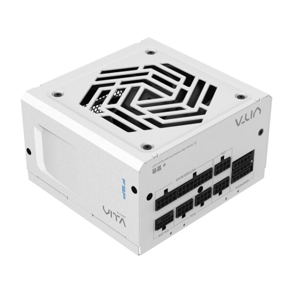 PIC24100000000012080 FSP VITA GM 750W White 80 PLUS Gold ATX 3.1 PCIe 5.1 Fully Modular Power Supply - VITA-750GM W