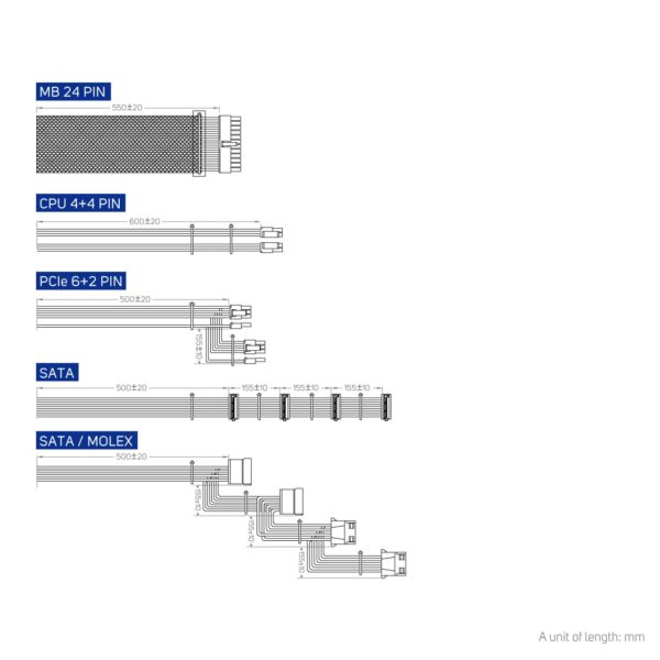 FSP HV+ 500W 80 PLUS 230V EU Non-Modular ATX Power Supply - HP500S