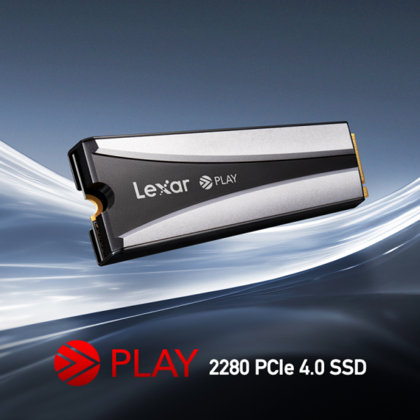 Lexar PLAY 2280 PCIe 4.0 Gen4 SSD M.2 2TB | 4TB 7400MB/s Read 6500MB/s Write with Heatsink for PS5 and PC Gaming