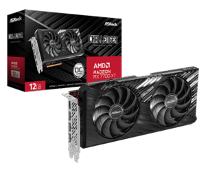ASRock Radeon RX 7700 XT Challenger 12GB GDDR6 192-bit Graphics Card - RX7700XT CL 12GO