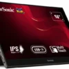ViewSonic TD1655 16-Inch Full HD IPS Portable Touch Monitor with 10-Point Multi-Touch and Dual USB-C 60W Power Delivery - TD1655