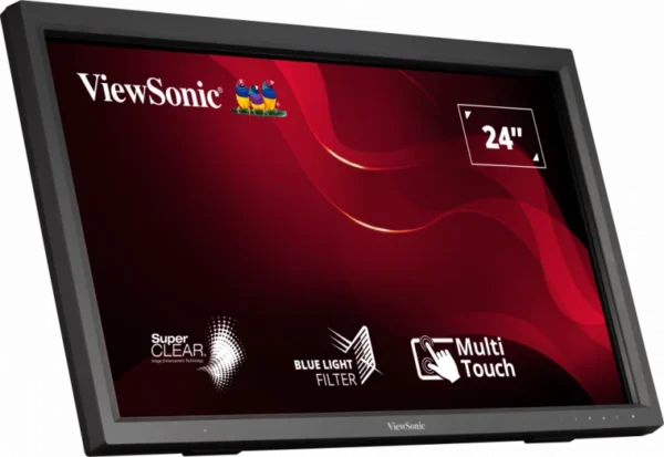 ViewSonic TD2423 24-Inch Full HD VA IR Touch Monitor with 10-Point Multi-Touch and HDMI VGA DVI USB Connectivity - TD2423