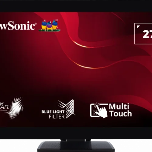 ViewSonic TD2760 27-Inch Full HD VA Touch Monitor with 10-Point Multi-Touch, SuperClear® Technology, HDMI, DisplayPort, VGA, USB, RS232, and VESA Compatibility - TD2760