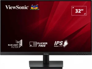 ViewSonic VA3209-MH 32-Inch FHD Monitor with SuperClear IPS Panel 75Hz Refresh Rate Built-In Speakers - VA3209-MH