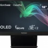 ViewSonic VP16-OLED 15.6-Inch OLED Portable Monitor with 1.07B Colors 100% DCI-P3 Pantone Validated - VP16-OLED