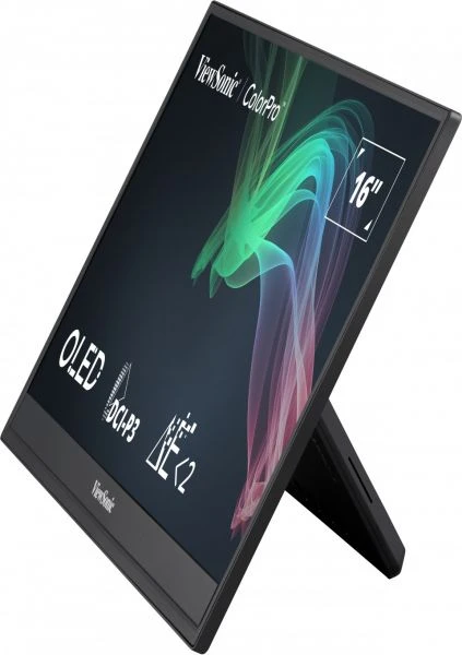 ViewSonic VP16-OLED 15.6-Inch OLED Portable Monitor with 1.07B Colors 100% DCI-P3 Pantone Validated - VP16-OLED