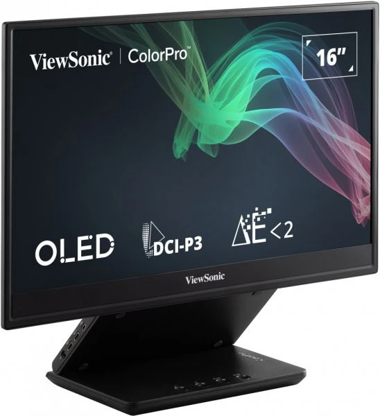 ViewSonic VP16-OLED 15.6-Inch OLED Portable Monitor with 1.07B Colors 100% DCI-P3 Pantone Validated - VP16-OLED