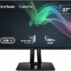 ViewSonic VP2756-2K 27-Inch 2K QHD Pantone Validated 100% sRGB Factory Pre-Calibrated Monitor with 60W USB-C - VP2756-2K