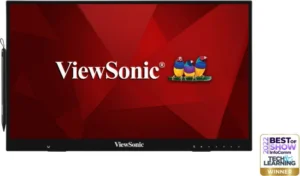 ViewSonic ID2446 24-Inch Full HD IPS Touch Monitor with MPP2.0 Active Pen, 10-Point Multi-Touch, USB-C, HDMI, VGA, and VESA Compatibility - ID2446